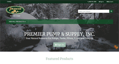 Desktop Screenshot of premierpumponline.com