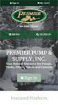 Mobile Screenshot of premierpumponline.com